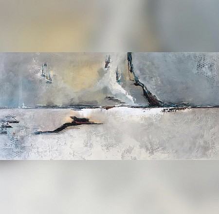 Flow geschilderd door Gemstones-Art