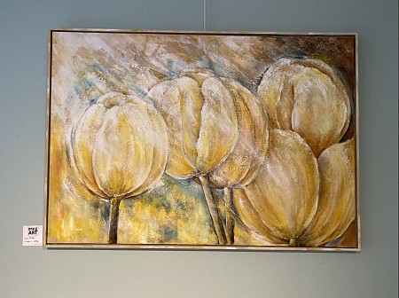 Tulips geschilderd door Imke de Vries